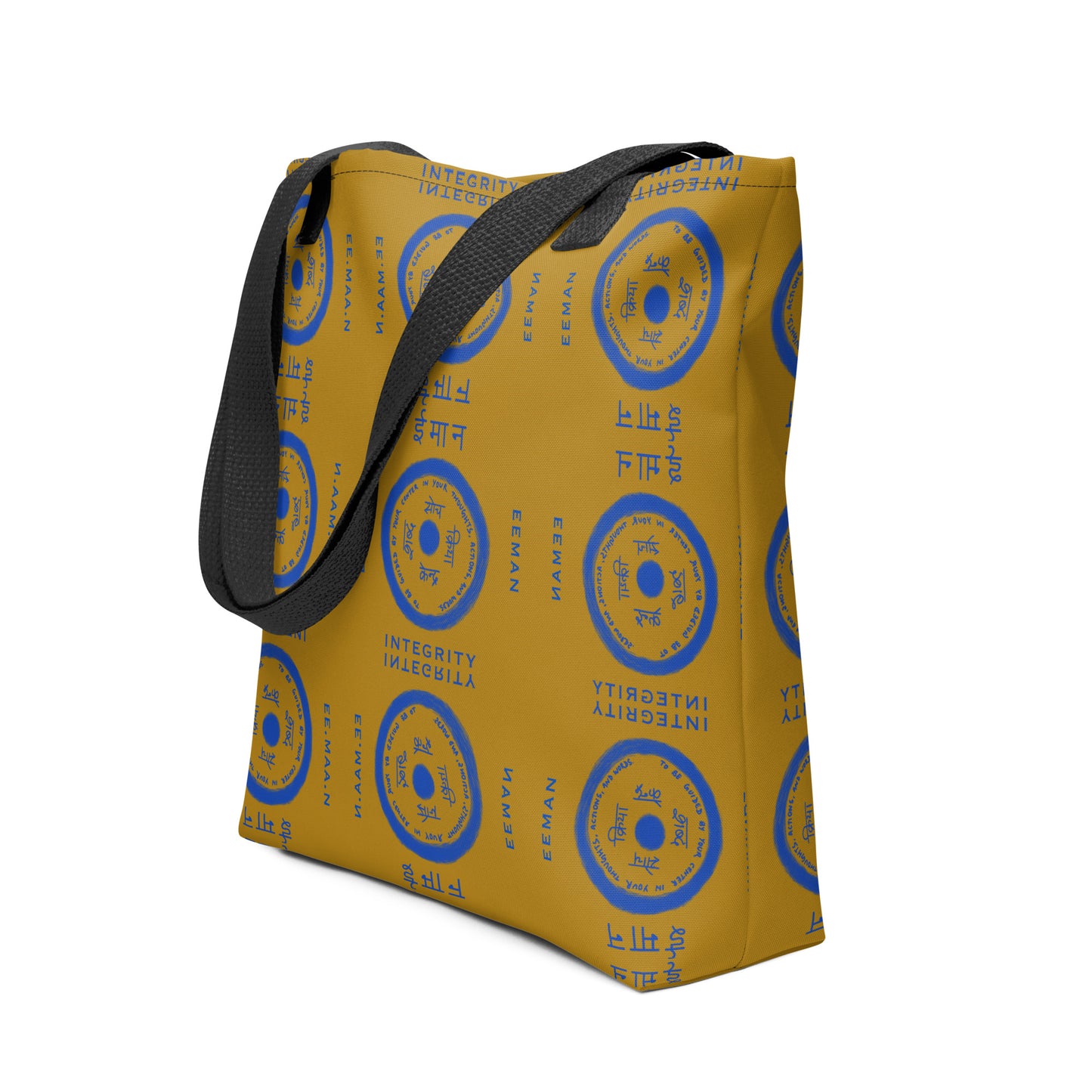 Integrity is EEMAAN Tote Bag Large Mustard Yellow