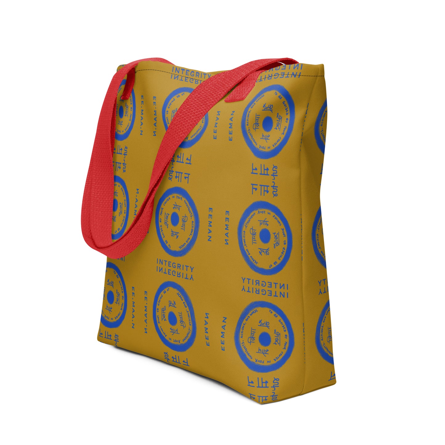 Integrity is EEMAAN Tote Bag Large Mustard Yellow
