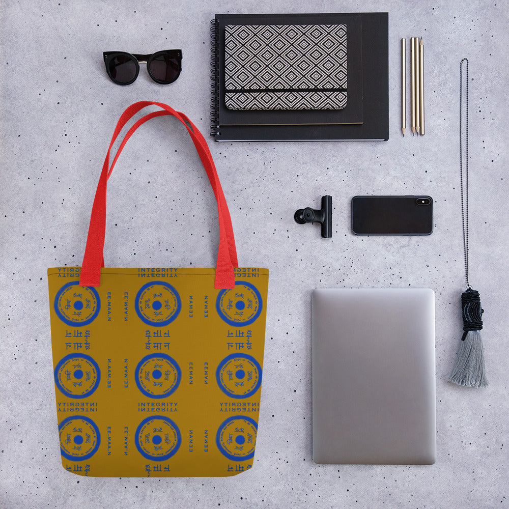 Integrity is EEMAAN Tote Bag Large Mustard Yellow