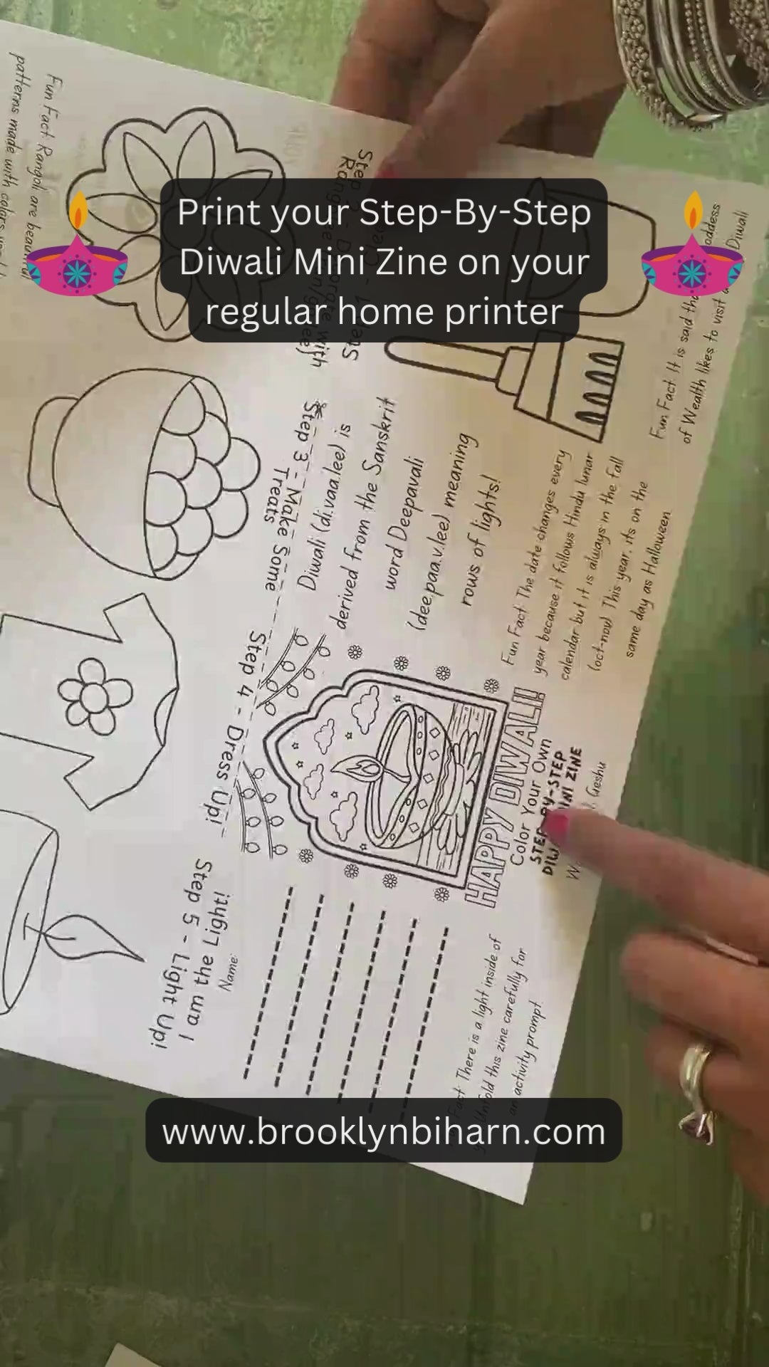 How to fold your mini zine