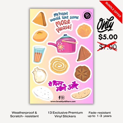 Foodies Board Book - My Heart Would Like Some More, Please! ये दिल माँगे और