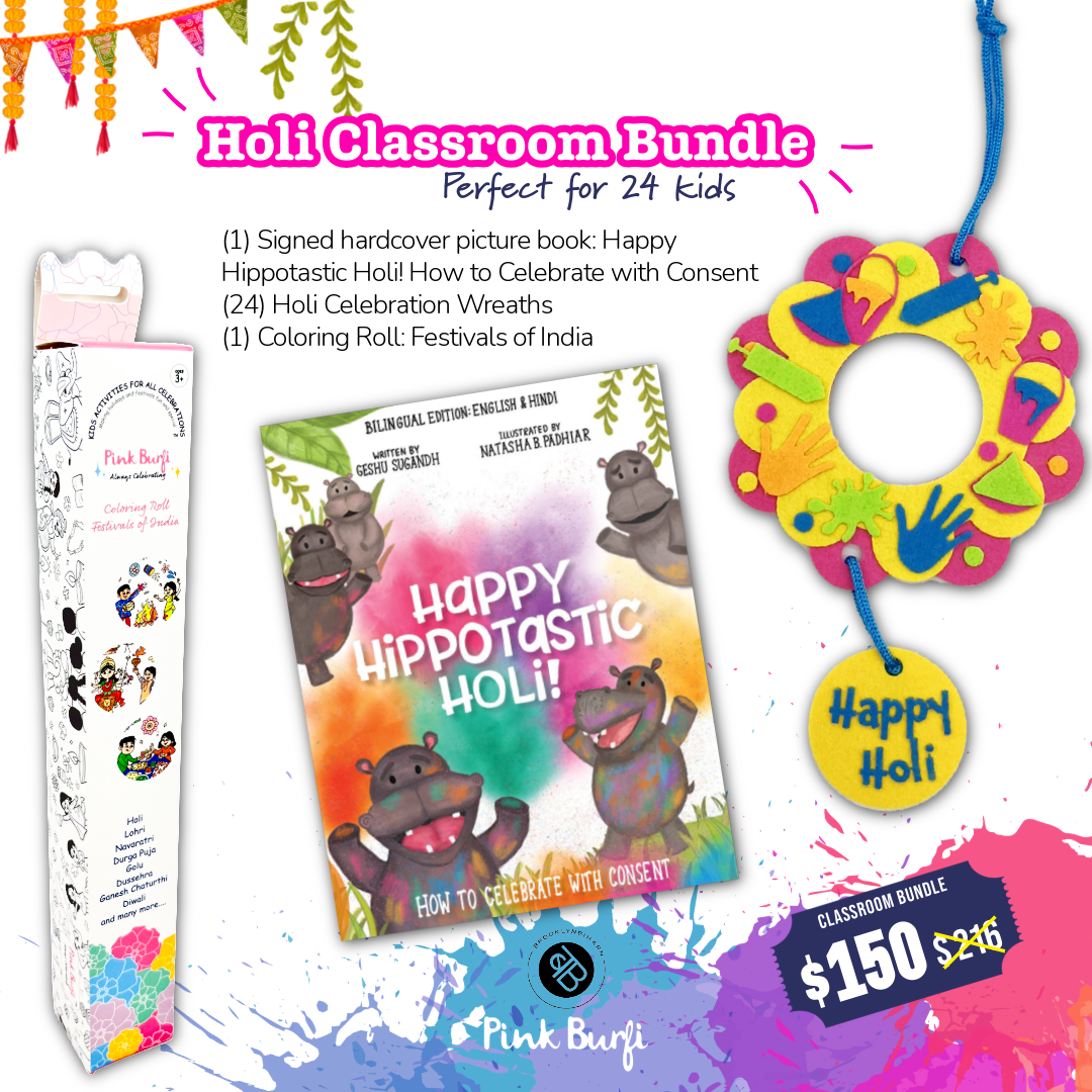 Pink Burfi x BROOKLYNBIHARN Classroom Celebration Bundle (24 Kids)