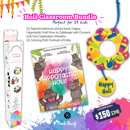Pink Burfi x BROOKLYNBIHARN Classroom Celebration Bundle (24 Kids)