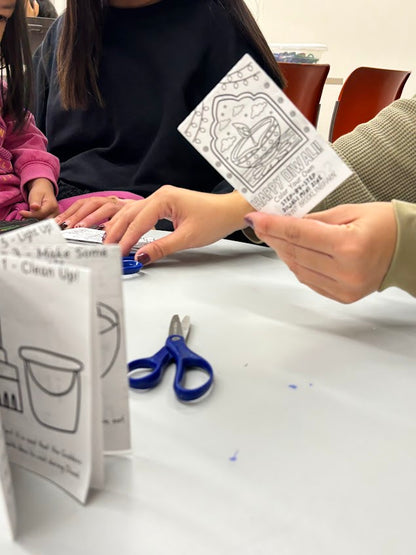 Free Diwali Mini Zine #1 | Step-by-Step Diwali (Color and Create)