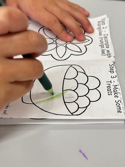 Free Diwali Mini Zine #1 | Step-by-Step Diwali (Color and Create)